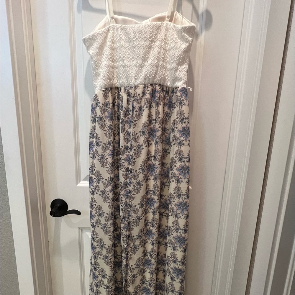 Lily Rose Boho 🦚 Maxi Spaghetti Strap Dress 🪷 - Picture 4 of 6
